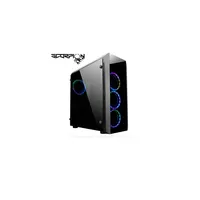 Számítógépház ATX ház Chieftec Scorpion RGB MidTower : GL-02B-OP