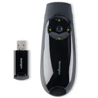 Prezentációs távirányító zöld lézer vezeték nélküli KENSINGTON : K72426EU