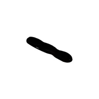 Csuklótámasz billentyűzethez géltöltésű KENSINGTON 62385 fekete : KENSINGTON-62385