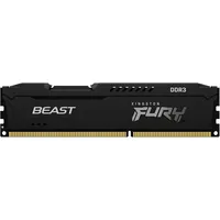 8GB memória DDR3 1600MHz Kingston FURY Beast Black KF316C10BB/8 : KF316C10BB_8