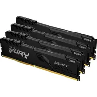 32GB DDR4 memória 3200MHz (Kit of 4) Kingston FURY Beast Black KF432C1 : KF432C16BBK4_32