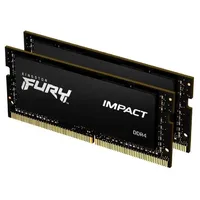 32GB DDR4 notebook memória 3200MHz 2x16GB Kingston FURY Impact : KF432S20IBK2_32