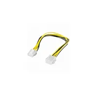 Kábel CPU táp hosszabbító 8Pin Male- 8Pin Female alaplapi : KKTP080803