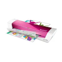 Laminálógép A4 80-125 mikron LEITZ iLam Home Office rózsaszín : LEITZ-73680023
