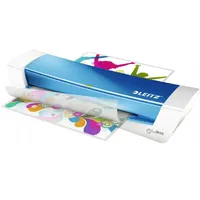 Laminálógép A4 80-125 mikron LEITZ iLam Home Office kék : LEITZ-73680036