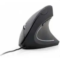 Egér Gembird MUS-ERGO-01 Ergonomikus USB optikai egér fekete : MUS-ERGO-01