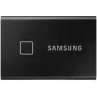 1TB külső SSD USB3.2 Samsung fekete ujjlenyomatolvasós T7 Touch : MU-PC1T0K_WW