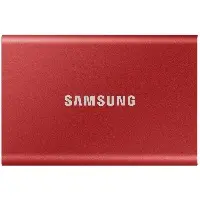 1TB külső SSD USB3.2 Samsung T7 piros : MU-PC1T0R_WW