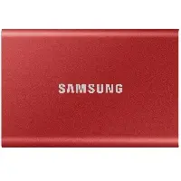 2TB külső SSD USB3.2 Samsung T7 piros : MU-PC2T0R_WW