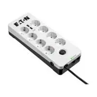 Túlfeszültség-védő 8 kimenettel EATON Protection Box 8 USB DIN + TEL : PB8TUD