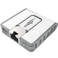 WiFi router MikroTik mAP lite 64MB RAM, 1xLAN, 2,4GHz integrált antenn : RBMAPL-2ND