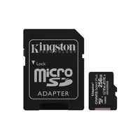 Memória-kártya 256GB SD micro adapterrel SDXC Class 10 A1 Kingston Can : SDCS2_256GB