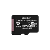 Memória-kártya 512GB SD micro SDXC Class 10 A1 Kingston Canvas Select : SDCS2_512GBSP