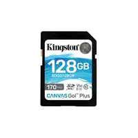 Memória-kártya 128GB SD (SDXC Class 10 UHS-I U3) Kingston Canvas Go Pl : SDG3_128GB