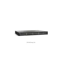 Cisco SF300-48PP 48 LAN 10/100Mbps, 2 miniGBIC, 2 RJ45 menedzselhető P : SF300-48PP-K9-EU