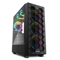Számítógépház ATX ház Sharkoon RGB Hex MidTower : SHARK-4044951037551
