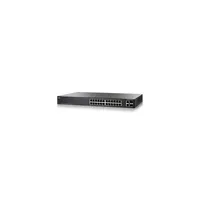 Cisco SG200-26P 24 LAN 10/100/1000Mbps, 2 miniGBIC Smart menedzselhető : SLM2024PT-EU