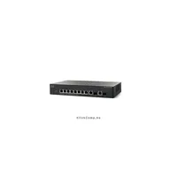 Cisco SG300-10MP 8 LAN 10/100/1000Mbps, 2 miniGBIC menedzselhető rack : SRW2008MP-K9-EU
