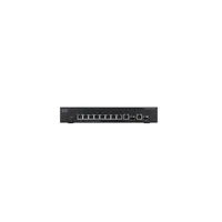 Cisco SG300-10 8 LAN 10/100/1000Mbps, 2 miniGBIC menedzselhető rack sw : SRW2008-K9-G5