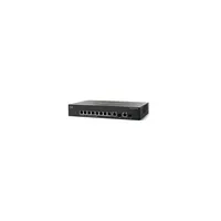 Cisco SF302-08P 8 LAN 10/100Mbps, 2 miniGBIC menedzselhető rack switch : SRW208P-K9-EU