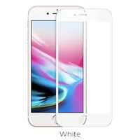 Mobil Képernyővédő üvegfólia Apple iPhone 7/ 8 fehér karcálló,ütésálló : Temp-glass221,CT512