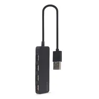4 portos USB-C HUB USB 2.0 fekete gembird : UHB-CM-U2P4-01