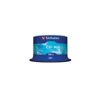 CD-R lemez, 700MB, 52x, hengeren, VERBATIM DataLife : VERBATIM-43351