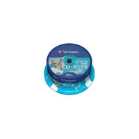 CD-R lemez, nyomtatható, matt, ID, AZO, 700MB, 52x, hengeren, VERBATIM : VERBATIM-43439