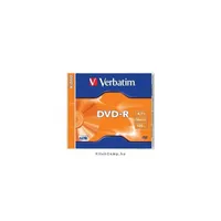DVD-R lemez, AZO, 4,7GB, 16x, normál tok, VERBATIM : VERBATIM-43519
