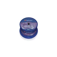 DVD+R lemez, AZO, 4,7GB, 16x, hengeren, VERBATIM : VERBATIM-43550