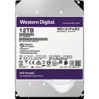 12TB 3.5 HDD SATA3 Western Digital Purple 256MB 7200RPM : WD121PURZ